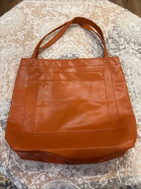 Classic Tote Bag in Burnt Orange - Unbranded